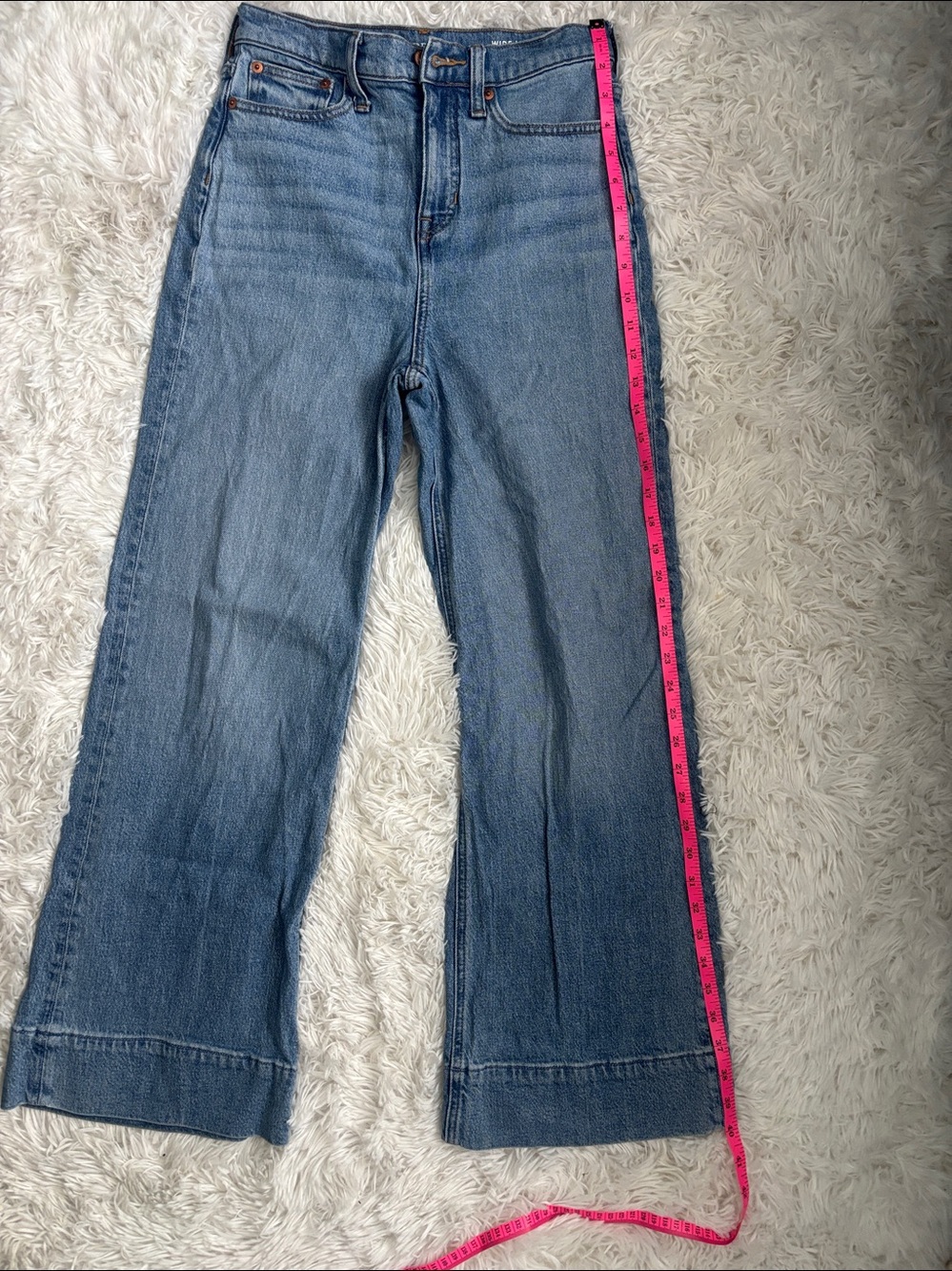 J. Crew Light Blue Wide-Leg Jeans - Picture 7 of 8